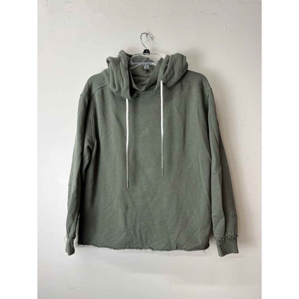 Peace Love World Green Oversized Small Hoodie Sweatshirt Thankful For My Life
